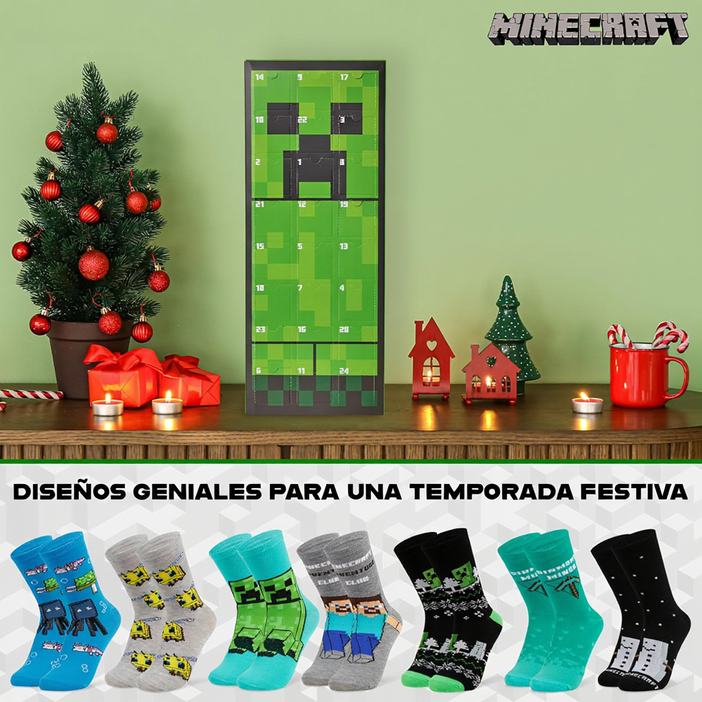 Calendario de Adviento Minecraft